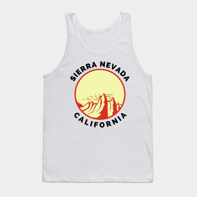 Sierra Nevada California - Sierra Nevada Ski Snowboard Mountain California Yosemite Travel Tank Top by Famgift